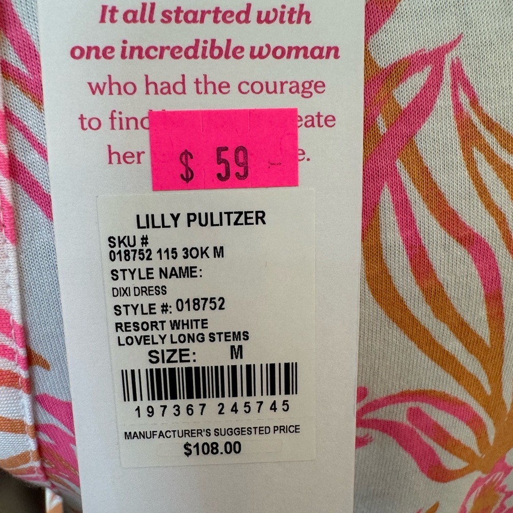 Lilly Pulitzer Dixie Dress size M NWT - Picture 9 of 9